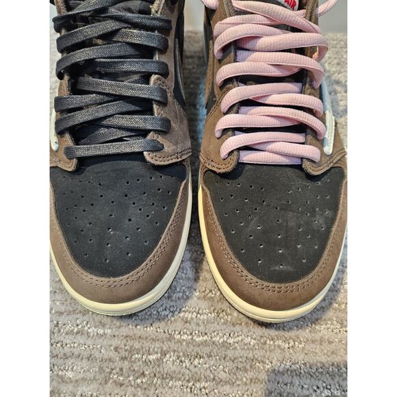 Nike Travis Scott x Air Jordan 1 Retro OG SP Low “Mocha” Brown Size 10 - Picture 2 of 12